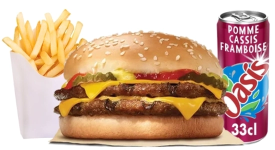 Menu Double Cheese Burger