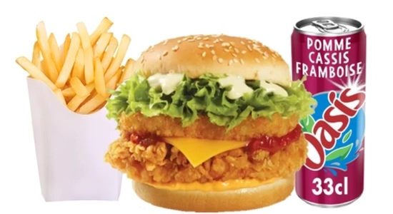 Menu Double Chicken Burger